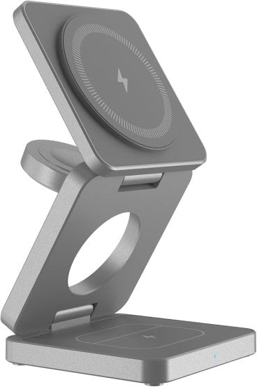 Cargador Inalámbrico 3-en-1 Magnético 15W