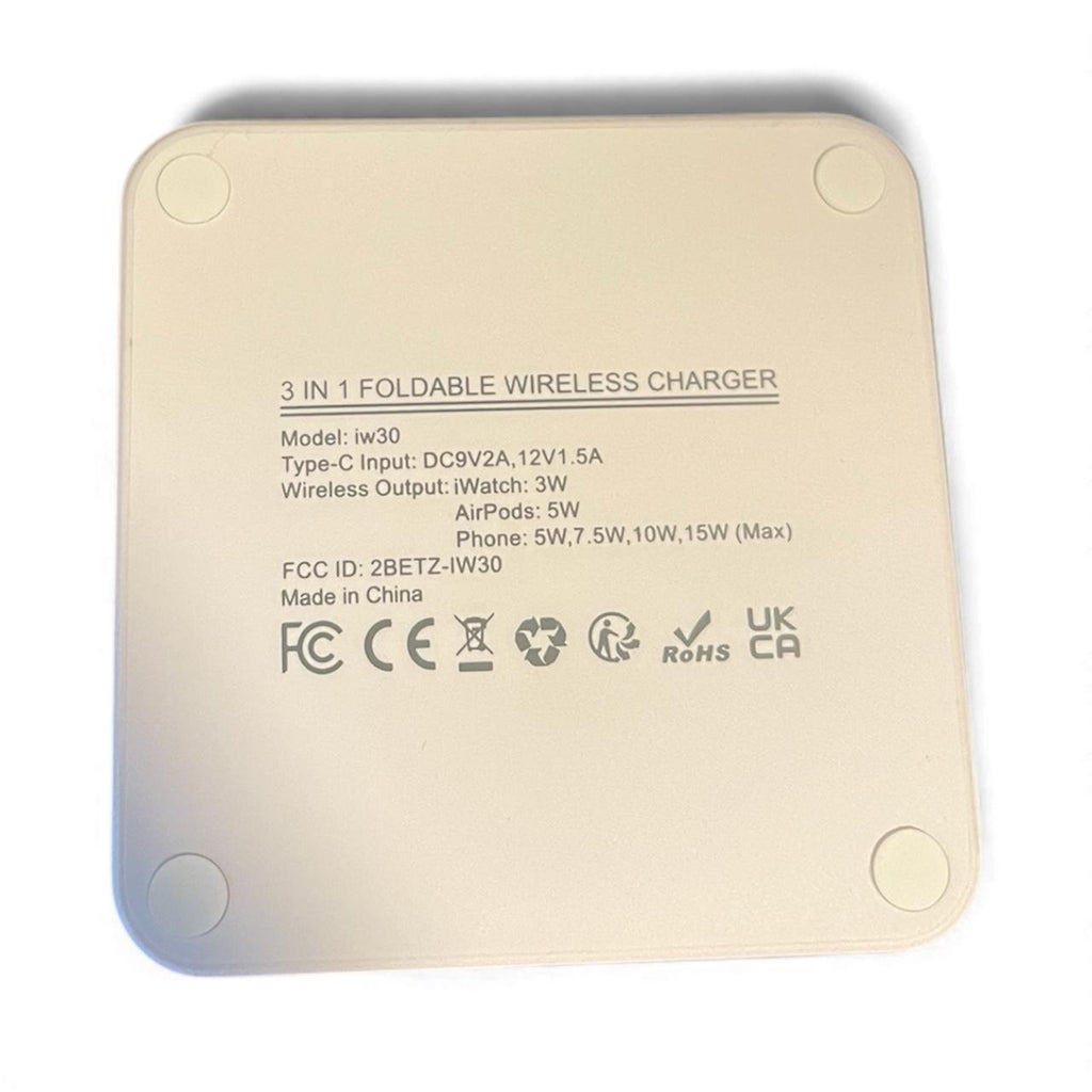 Cargador Inalámbrico 3-en-1 Magnético 15W