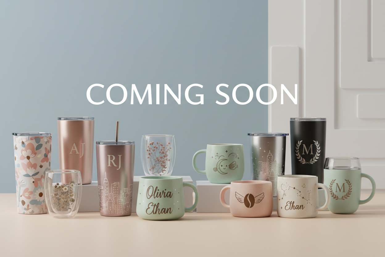 Banner Coming Soon - Vasos Personalizados